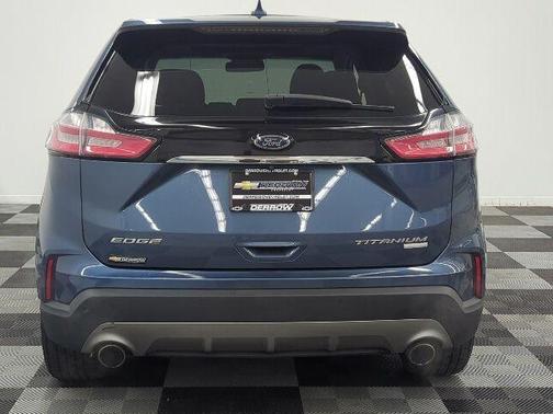 Blue Metallic 2019 Ford Edge Titanium