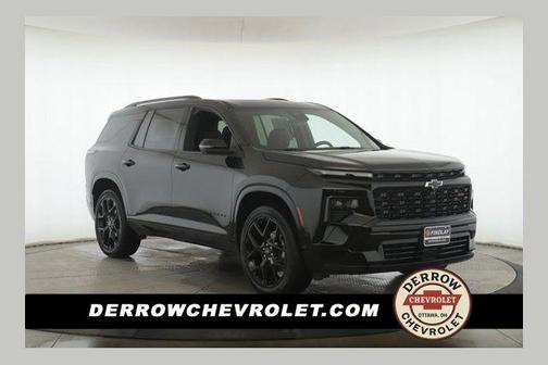 Black 2025 Chevrolet Traverse RS