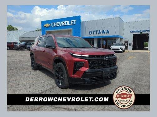 Red 2025 Chevrolet Traverse RS