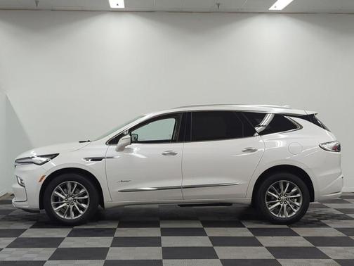 White Frost Tri-Coat 2023 Buick Enclave Avenir