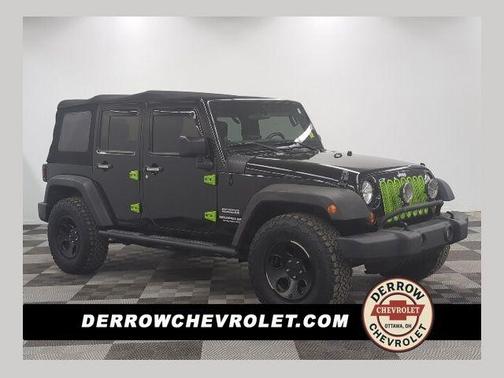 Black Clearcoat 2012 Jeep Wrangler Unlimited Sport
