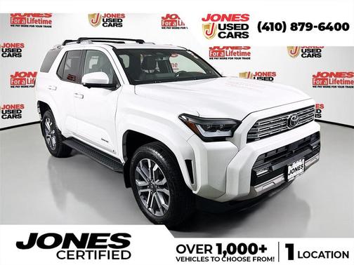 White 2025 Toyota 4Runner Limited