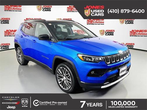 Laser Blue Pearlcoat 2023 Jeep Compass Limited