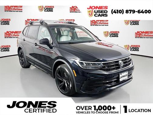 Deep Black 2024 Volkswagen Tiguan 2.0T SE R-Line Black 4MOTION