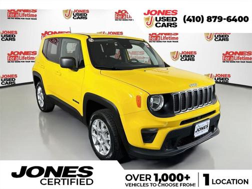 Solar Yellow Clearcoat 2023 Jeep Renegade Latitude