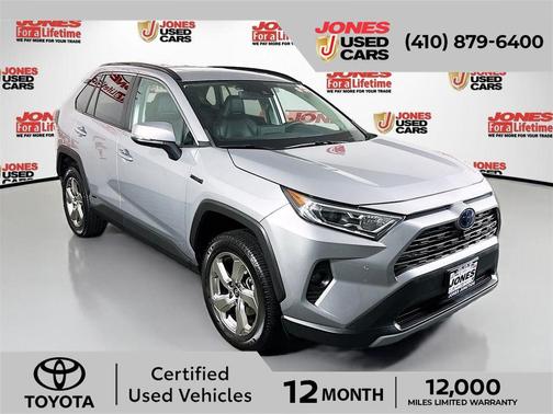 Silver Sky Metallic 2020 Toyota RAV4 Hybrid Limited