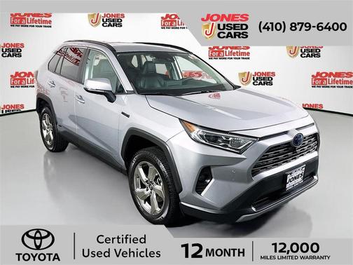 Silver Sky Metallic 2020 Toyota RAV4 Hybrid Limited