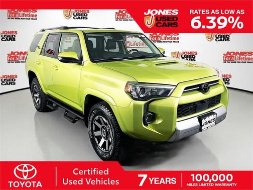 Lime Rush 2023 Toyota 4Runner TRD Off Road Premium