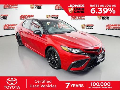 Midnight Black Metallic 2023 Toyota Camry XSE