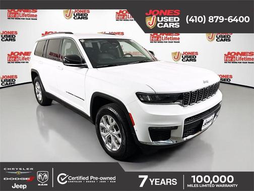 Bright White Clearcoat 2023 Jeep Grand Cherokee L Limited
