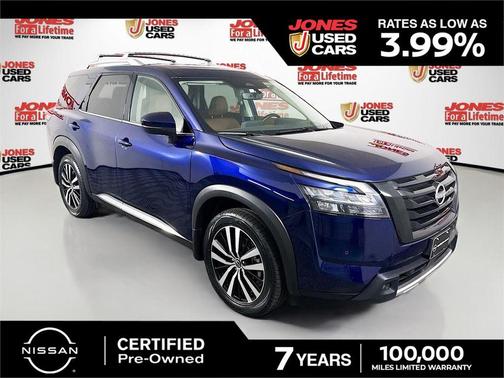 Deep Ocean Blue Pearl 2025 Nissan Pathfinder Platinum 4WD