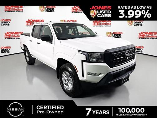 Glacier White 2024 Nissan Frontier S