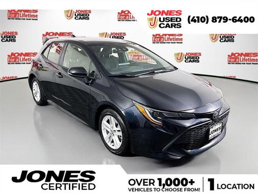 Midnight Black Metallic 2019 Toyota Corolla SE
