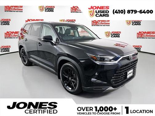 Midnight Black Metallic 2024 Toyota Grand Highlander Limited
