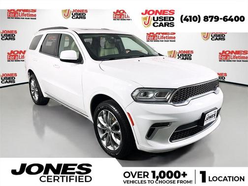 Vice White 2021 Dodge Durango SXT Plus