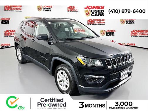 Diamond Black Crystal Pearlcoat 2017 Jeep New Compass Sport