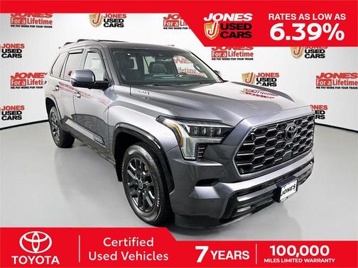 Magnetic Gray Metallic 2024 Toyota Sequoia Platinum