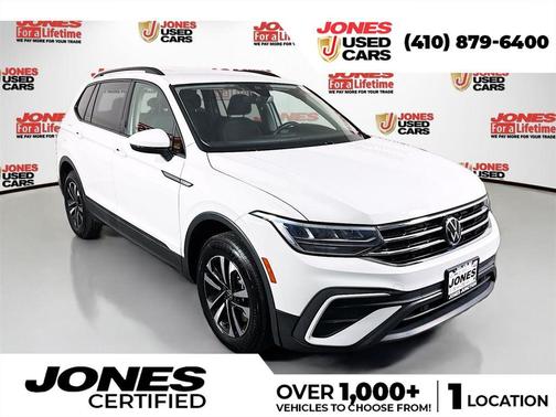 Pure White 2022 Volkswagen Tiguan 2.0T S