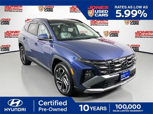 Atlantis Blue 2025 Hyundai TUCSON Limited