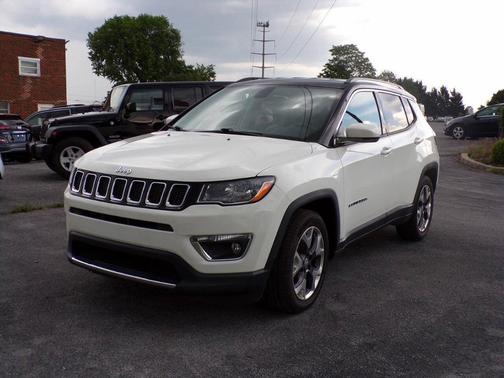 Pearl White Tri-Coat 2020 Jeep Compass Limited