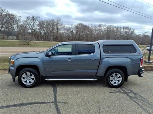 Satin Steel Metallic 2018 GMC Canyon SLE