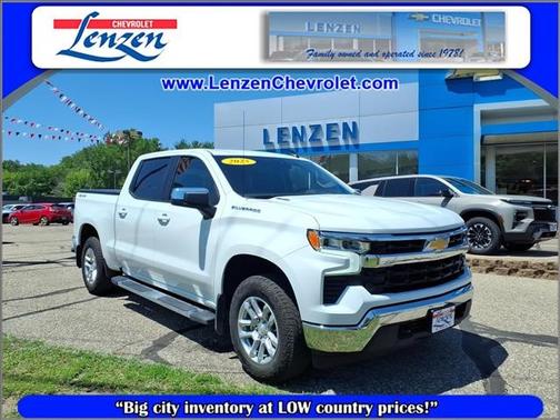 Summit White 2025 Chevrolet Silverado 1500 LT