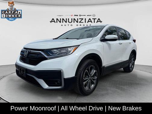 Platinum White Pearl 2020 Honda CR-V AWD EX-L