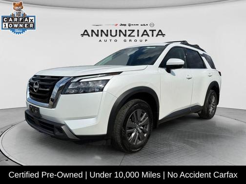 Everest White Pearl Tricoat 2025 Nissan Pathfinder SV 4WD