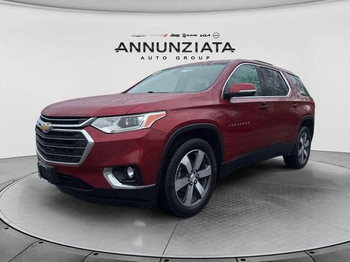 Cajun Red Tintcoat 2018 Chevrolet Traverse LT Leather