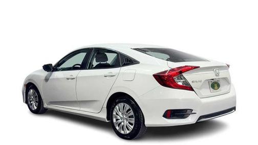 Platinum White 2020 Honda Civic LX