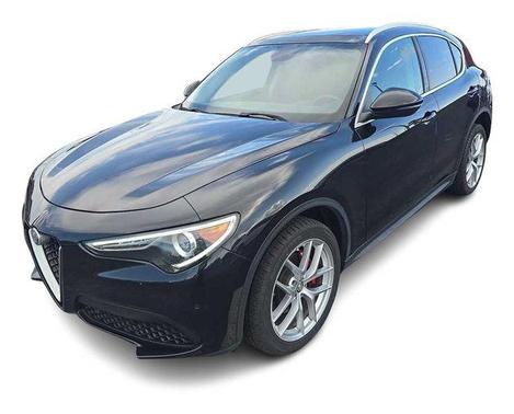 Vulcano Black Metallic 2019 Alfa Romeo Stelvio Ti