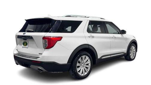 Star White Metallic Tri-Coat 2020 Ford Explorer Limited