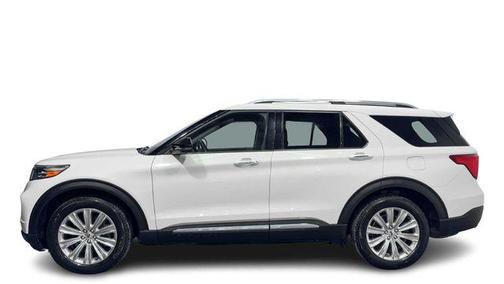 Star White Metallic Tri-Coat 2020 Ford Explorer Limited