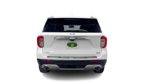 Star White Metallic Tri-Coat 2020 Ford Explorer Limited