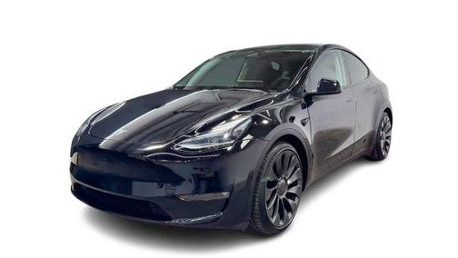 Solid Black 2023 Tesla Model Y Performance Dual Motor All-Wheel Drive