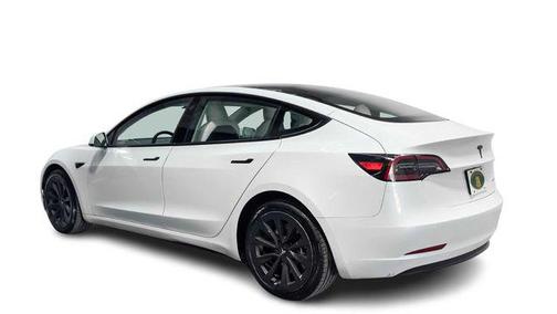 Pearl White 2023 Tesla Model 3 Long Range