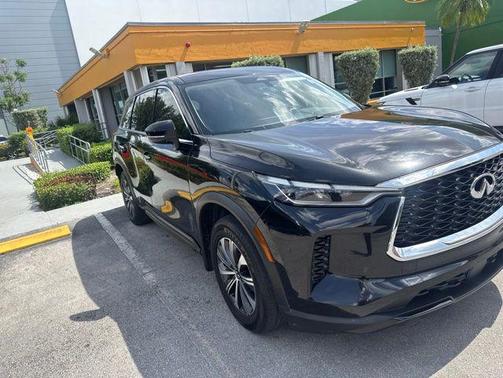 Mineral Black 2022 INFINITI QX60 Pure