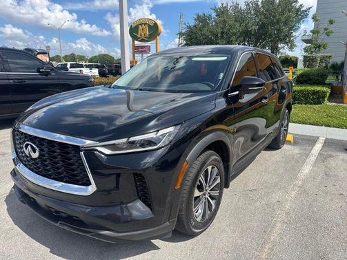 Mineral Black 2022 INFINITI QX60 Pure