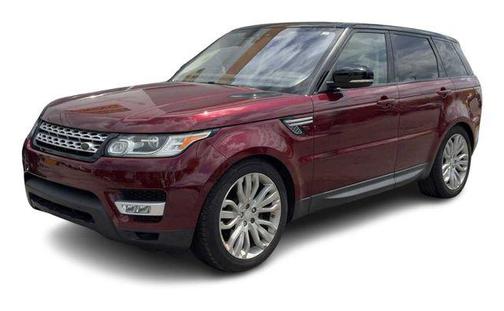 Red 2017 Land Rover Range Rover Sport 3.0L Supercharged HSE
