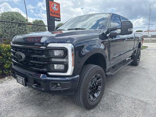 Antimatter Blue Metallic 2024 Ford F-250 Lariat