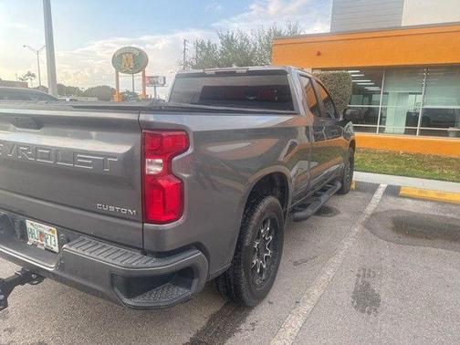 Satin Steel Metallic 2021 Chevrolet Silverado 1500 Custom