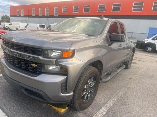 Satin Steel Metallic 2021 Chevrolet Silverado 1500 Custom