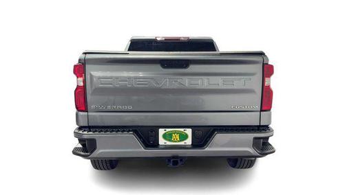Satin Steel Metallic 2021 Chevrolet Silverado 1500 Custom