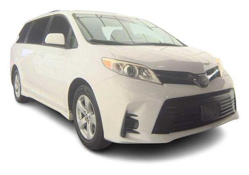 Super White 2020 Toyota Sienna LE