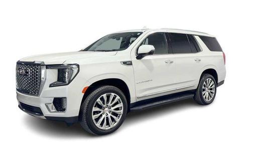 White Frost Tricoat 2021 GMC Yukon SLT