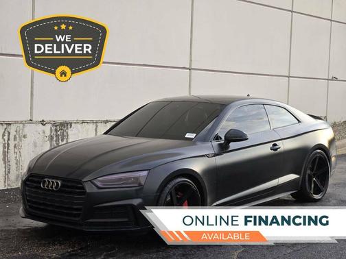 Black 2018 Audi A5 2.0T Premium
