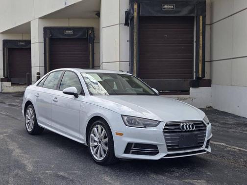 White 2018 Audi A4 2.0T Premium