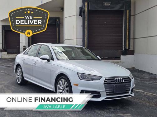 White 2018 Audi A4 2.0T Premium