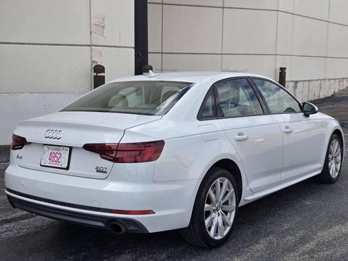 White 2018 Audi A4 2.0T Premium