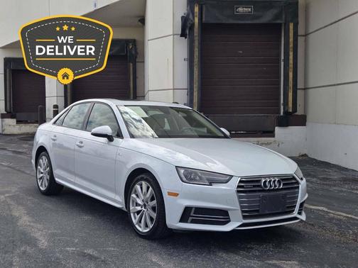 White 2018 Audi A4 2.0T Premium